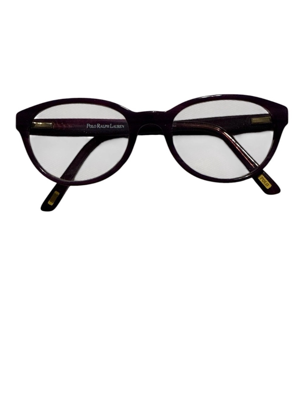 Polo by Ralph Lauren Women's Deep Burgundy Round Eyeglass Frames